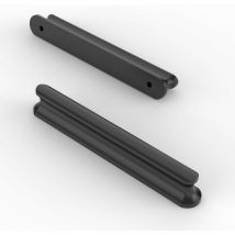 10 Pièces Poignee de Meuble Cuisine Noir 96mm Poignées Meubles avec Vis, pour Bureaux, Tiroirs, Armoires, Placard UK0047 - Ccykxa