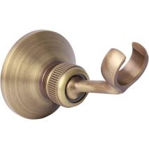 Ccykxa - 10 x 6,5 cm Duschkopfhalter, verstellbare Handbrausehalterung, Messing, Wandmontage, Duschkopfhalter für Badezimmer