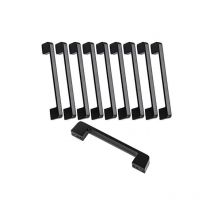 10pcs poignée meuble entraxe 160mm-poignée porte cuisine noire poignee barre meuble poignee de cuisine noire 160mm - Ccykxa