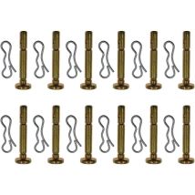 12 Paquets Goupille de Cisaillement et Goupille Fendue pour mtd Souffleuse à Neige 738-04124A et 714-04040 - Ccykxa