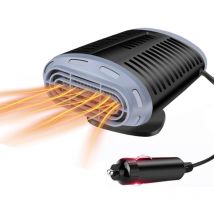 Ccykxa - 12V 150W Chauffage de Voiture Portatif, 2 en 1 Chauffage Desembuage Voiture avec Fonction de Chauffage et de Climatisation, Ventilateur de