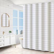 180x200cm Rideau de Douche Anti Moisissure, Rideaux de Douche Lavable,Rideau de Douche Imperméable,Rideau de Baignoire,des Motifs Exquis,Rideau de
