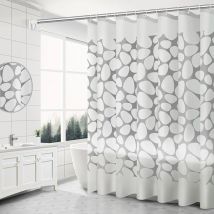 180x200cm Rideau de Douche Anti Moisissure,Rideaux de Douche Lavable,Rideau de Douche Imperméable,Rideau de Baignoire,des Motifs Exquis,Rideau de