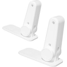 CCYKXA 2 Pcs Door Handle Lock Safety Door Block Child Safety Door Block Self-Adhesive Anti-Opening Door Lock (White)