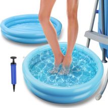 2 PièCes Baignoire Gonflable pour Pieds De Piscine,Pieds Propres,Bassin De Bain De Pieds pour éChelle D'EntréE De Piscine,Traitements Spa à Domicile