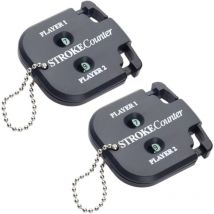 Ccykxa - 2 Pièces Compteur Manuel, Trousse D'Accessoires De Golf Support De Club De Golf Stylo Marqueur De Balle De Golf, Mini Buteur De Golf Golf