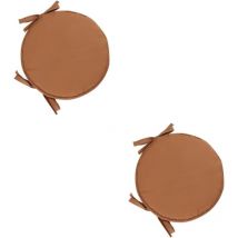 CCYKXA 2 Pièces Coussin de Bureau Rond Oreiller Circulaire Oreiller pour Voiture Coussin de Siege oreillers Coussin de siège en éponge Coussins de