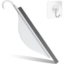 2 Pièces Raclette de salle de bain, pratique raclette de douche pour essuyer toutes les surfaces lisses telles que les miroirs, les carreaux & la