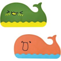 2 pièces)Multi-Usage Raclette de Douche,Raclette Salle de Bain Raclette créative en Silicone raclette vitre avec Crochet pour Verre, carrelage, Bain