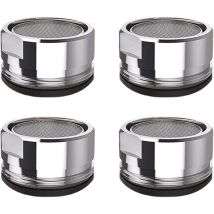 4 Pcs Mousseur Robinet M24 Filtre de Robinet en Acier Inoxydable Aérateur de Robinet Filtre de Robinet de Salle de Bain de Cuisine - Ccykxa