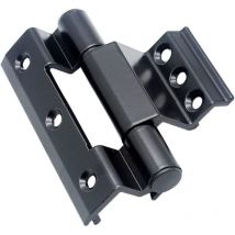 Ccykxa - 4 Pièces Pont Cassé Portes Et Fenêtres En Aluminium Charnière Fenêtre Écran En Alliage D'Aluminium Porte Et Fenêtre Charnière Écran