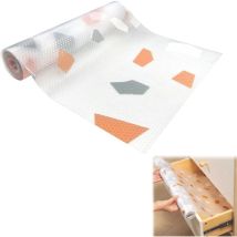 Ccykxa 45 X 150 Cm Große, Transparente, Rutschfeste Schubladenmatte Aus Eva, Abwaschbare Kunststoffrolle, Wasserdichte Schubladenmatte Für Küche, 