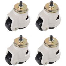 Ccykxa - 4PCs Roulette Résistante en Nylon Roues de Roulette pour Garage d'Établi Chariot à Tableau Meubles