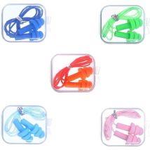 5 Paires Bouchon d'oreille Filaire Bouchons d'oreille pour Dormir, Bouchons d'oreille en Silicone, Réutilisables Réduction de Bruit Bouchons
