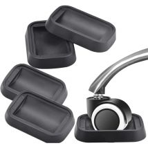 5 Pcs Patins Antidérapants pour roulettes de Meubles Tasses de roulettes de Chaise en Caoutchouc Patins à roulettes pour Chaise Rectangulaire Meubles