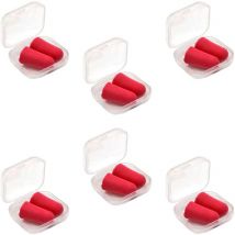 6 paires Bouchons d'Oreilles, Bouchons d'Oreille pour Dormir, Bouchons d'Oreille en Mousse Souple, Bouchon Doreille Anti Bruit, pour Dormir, étudier,