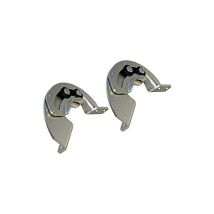 CCYKXA (76×38.5×31mm) 90 Degree Concealed Door Hinge Industrial Equipment Carbon Steel Cabinet Door Fixed Sliding Limit Hinge Two Leg Furniture