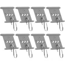 Ccykxa - 8 Pcs Gel De Silice Camping Car Accessoires Auvent De Camping Crochets D'Auvent De Camping Crochet pour Auvent D'Auvent De vr Crochet en