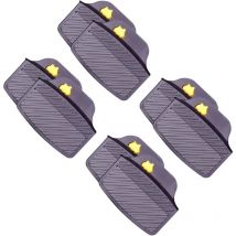 8.2x6.5cm 4 Sets Toilet Lid Lifter Bathroom Toilet Seat Toilet Seat Bolts Toilet Faucet Toilet Seat Bidet Hinge Sprayer Pp Black - Ccykxa