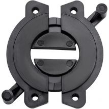 Accesorios de fijación para bisagras de muebles , soporte de pestillo para conector de escritorio abs, herrajes de fijación combinados para