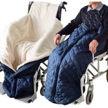 A)Couverture légère pour fauteuil roulant, couverture pour fauteuil roulant à roues épaisses - Ccykxa