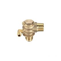 Ccykxa - Air Compressor Check Valve Male Thread 3 Way Brass Pneumatic Accessory