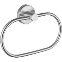 CCYKXA Anneau porte-serviettes à percer, porte-serviettes en nickel brossé, porte-serviettes moderne, support mural, porte-serviettes en acier