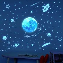 CCYKXA Autocollants Lumineux, étoiles Phosphorescentes, Etoiles Phosphorescentes Plafond, Etoile Fluorescente, Stickers Muraux Enfants, Stickers