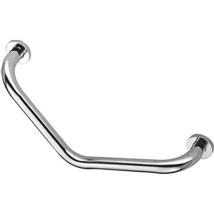 Ccykxa - Barre d'appui de Douche 40 cm, Poignee de Salle de Bain, Chrome, Inoxydable, Argent
