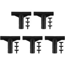 Black Accessoires pour Trampolines Remplacement du Trampoline Connecteur De Tuyau Pièces De Trampoline Connecteur De Poteau en Forme De t pp - Ccykxa