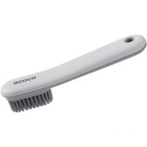 Blanc/avec poignée)Brosse de lavage, brosse de nettoyage avec poils extra durs, pour le nettoyage des vêtements, chaussures, carreaux, cuisine, salle
