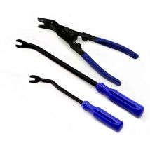 Ccykxa - Blue) 3-Piece Auto Trim Removal Tool Set for Easy and Scratch-Free Removal of Car Door Panels, Dashboards and Wheel Hubs.