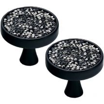 Boutons de porte en cristal,poignées de porte en cristal,poignées for placards,2 pièces crochets muraux multifonctions décoration murale bouton de