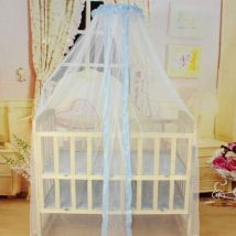 Ciel Moustiquaire de Lit Bébé Berceau Canopée Universelle Anti-Insectes Protection Housse Couffin Moustiquaire Contre Guêpes Moustiques Intérieur
