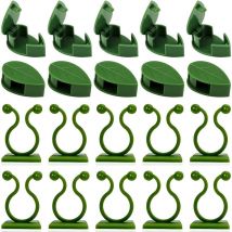CCYKXA Climbing Plant Clips 50 Pieces Vine Fixing Clip Self-adhesive Plant Clips Support for Climbing Plants for Garden Wall Clip Garden Plant Support
