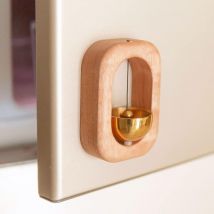 Cloche de commerçant pour ouverture de porte - Carillon magnétique pour entreprise - Ornements de bureau uniques et décoration à suspendre pour