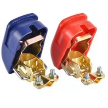 Ccykxa - Cosse Batterie Pinces de Bornes de Batterie à Dégagement Rapide pour Voiture Caravane Camping Car