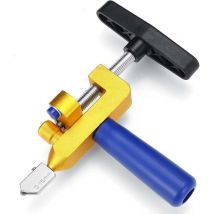 Ccykxa - Coupe Carreaux Manuel 2 en 1 Coupe-Verre Manuels Outils de Coupe Carrelage avec Roue Machine de découpe Manuelle pour ouvre-carrelage en