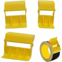 Dévidoir de ruban adhésif compact avec capuchon de ruban adhésif,dévidoir de ruban de masquage Distributeur de ruban de masquage, applicateur, coupe