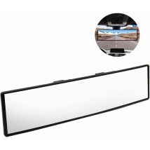 CCYKXA Espejo retrovisor interior , gran angular, panorámico universal, antideslumbrante, para coches, camiones y SUV (308 mm)