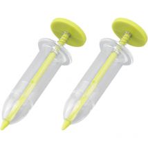 Gelb) 2 stücke Super Seeder Sämaschine Pflanzgefäß, Gartenpflanzensamenspender Gartensamen Aussaatwerkzeug Sämaschine Sämaschine Sämaschine für