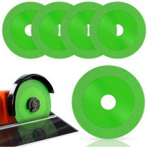 Ccykxa Glastrennscheibe, Glastrennscheibe, 5 Stück, dünnes Sägeblatt, Schleifscheibe, ultradünne Universal-Diamant-Trennscheiben für Glas, Keramik,