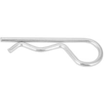 Goupille Fendue, 10pcs Galvanisé de Fer b Type Clavette à Goupille Clips Ressort Clips Épingle à Cheveux Zinc Plaqué Goupilles de Maintien(3.5 75mm)
