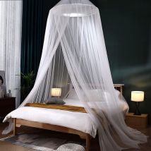 Grand Moustiquaire Ciels pour Lit Simple King Size Ou Double, Adapté à La Protection Contre Les Insectes - Ccykxa
