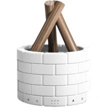 Ccykxa - Humidificador de llama simulada (1 unidad), aromaterapia para fogatas, minidifusor para dormitorio y oficina.