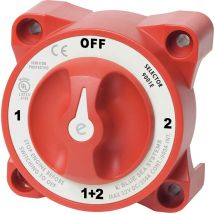Interrupteur d'Isolateur 32V dc 350A Isolateur de Batterie Double Interrupteur Marin 4 Positions Interrupteur de Batterie Coupe Circuit Moto pour
