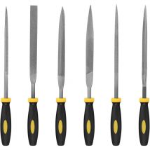 Ccykxa Juego de 6 limas : limas y escofinas de aguja y diamante para reparación de madera, metal, taller y plástico.