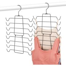 Ccykxa - Lot de 2 cintres pour débardeurs, soutien-gorge, penderie et rangement pour économiser de l'espace de rangement pour camisoles, débardeurs,
