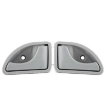 Lot de 2 poignées de porte intérieure avant gauche droite compatible pour Twingo 1 et Kangoo 1 (1993-2010) poignées intérieure avant - Ccykxa