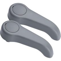 CCYKXA Lot de 2 Poignées de Réglage de siège Avant Grises pour Renault Clio 2 Twingo 1 7701209658 7701470827